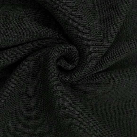 Black Casual Women's Metal Button Open Front Sleeveless Jacket - Picture 9 of 9